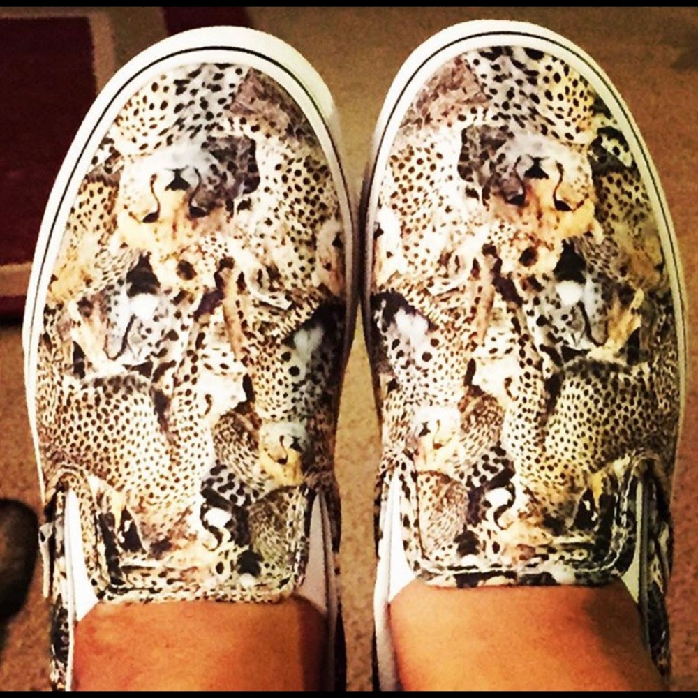 Vans Slip On Jungle Cat Print
